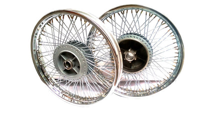 New Royal Enfield 80 Spokes Front 19 and Rear Wheel Rim Without Disc Brake