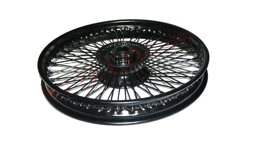 Royal Enfield Front 80 Spokes Disc Brake Steel Black Coated Wheel Rim WM2-19"