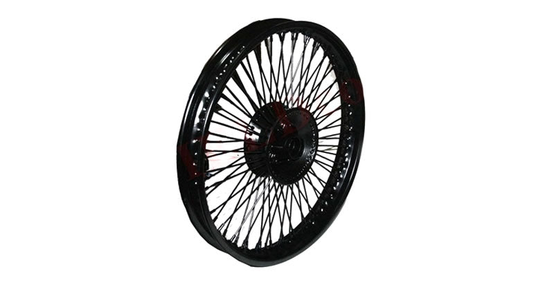 Royal Enfield Front 80 Spokes Disc Brake Steel Black Coated Wheel Rim WM2-19"