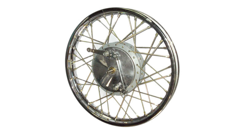 Royal Enfield Complete Front Wheel Rim 19" & 40 Holes With Drum Plate