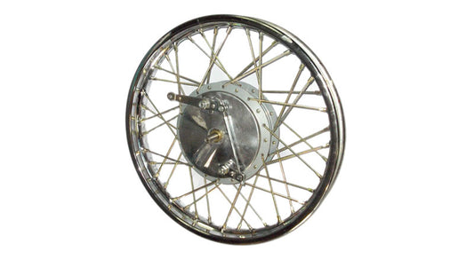 Royal Enfield Complete Front Wheel Rim 19" & 40 Holes With Drum Plate