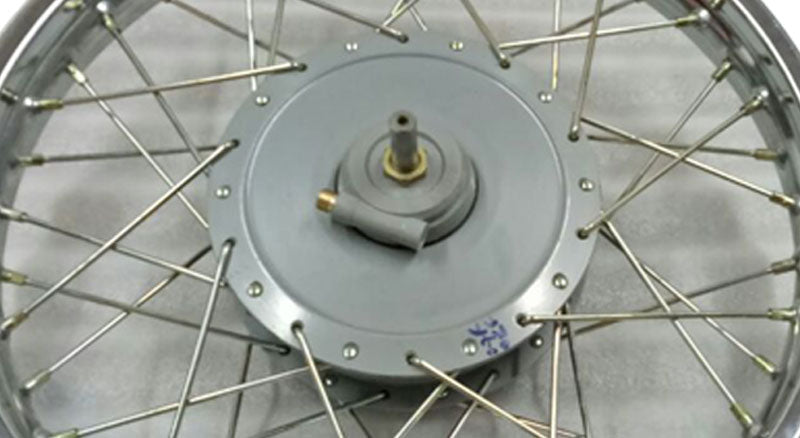 Royal Enfield Complete Front Wheel Rim 19" & 40 Holes With Drum Plate