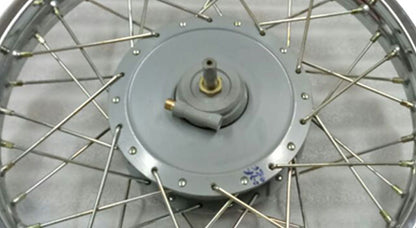 Royal Enfield Complete Front Wheel Rim 19" & 40 Holes With Drum Plate