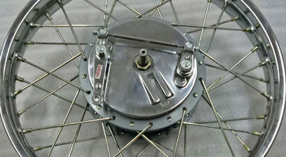 Royal Enfield Complete Front Wheel Rim 19" & 40 Holes With Drum Plate