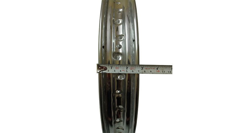 Pair Royal Enfield BSA Stainless Steel Wheel Rim 19"