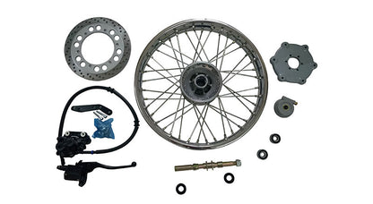 Royal Enfield Complete Front Wheel Disc Brake Model With Disc Brake Kit Assembly