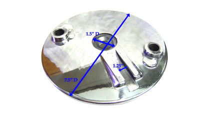 Royal Enfield 7" Front Brake Cover Plate