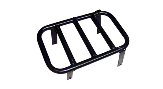 Royal Enfield Black Rear Luggage Rack Carrier Powder Coated
