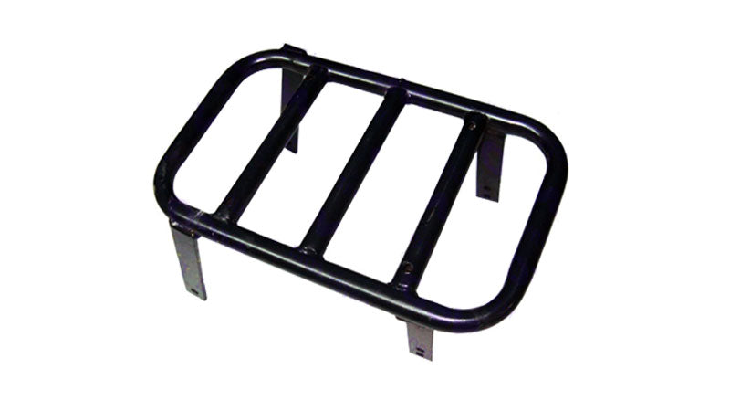 Royal Enfield Black Rear Luggage Rack Carrier Powder Coated
