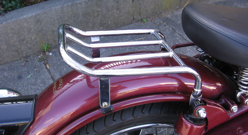 New Royal Enfield C5 Rear Luggage Rack Chromed