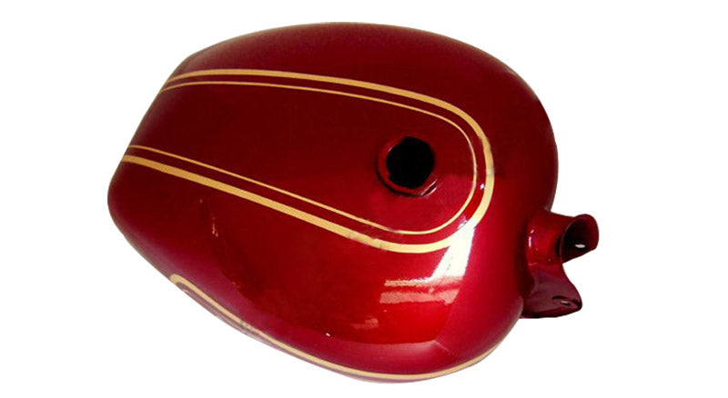 Royal Enfield Fuel Tank 25 Liters With Gold Hand Paint Lining