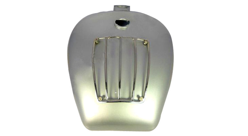 Royal Enfield Fuel Tank 22 L In Silver With Chrome Grill And Hand Paint Lining