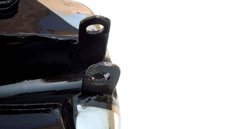 Royal Enfield Bullet Custom Deluxe Petrol Tank Chromed Black