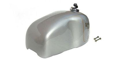Customized Silver Painted Clubman Petrol Tank