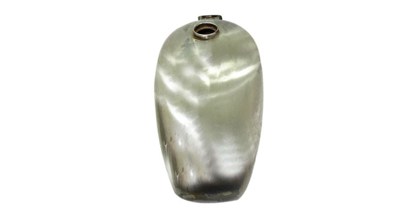 Royal Enfield Interceptor Raw Steel Petrol Tank Reproduction