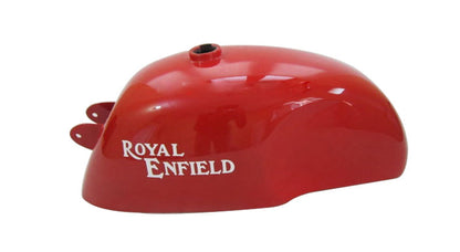 Royal Enfield Cafe Racer Bright Red Painted Petrol Tank