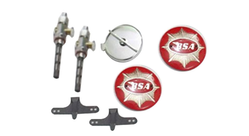 BSA Goldstar DBD32 DBD34 Gas Fuel Petrol Tank Chromed Painted Cap Taps And Badges