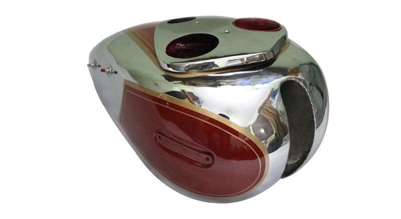 Ariel 500cc Red Hunter Gas Fuel Petrol Tank Chromed And Painted Red