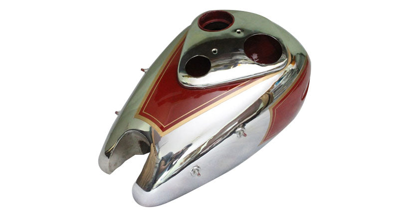 Ariel 500cc Red Hunter Gas Fuel Petrol Tank Chromed And Painted Red