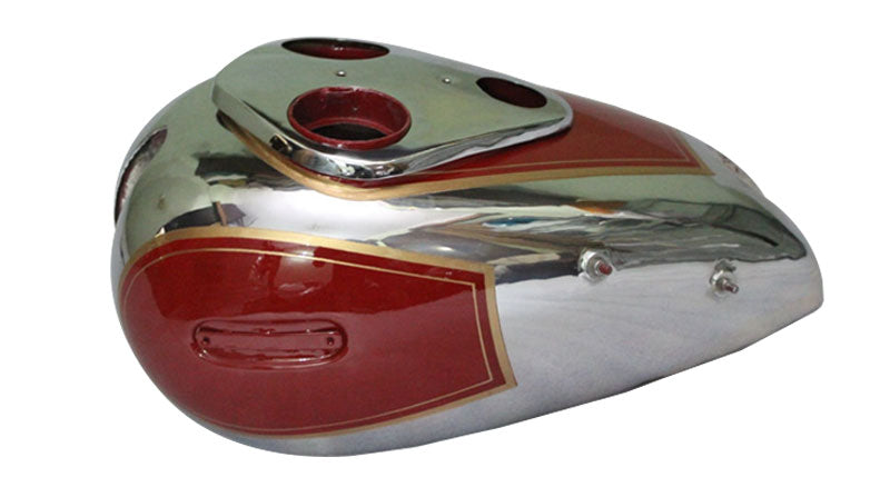 Ariel 500cc Red Hunter Gas Fuel Petrol Tank Chromed And Painted Red
