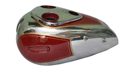 Ariel 500cc Red Hunter Gas Fuel Petrol Tank Chromed And Painted Red