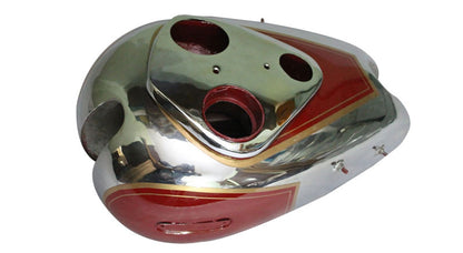 Ariel 500cc Red Hunter Gas Fuel Petrol Tank Chromed And Painted Red