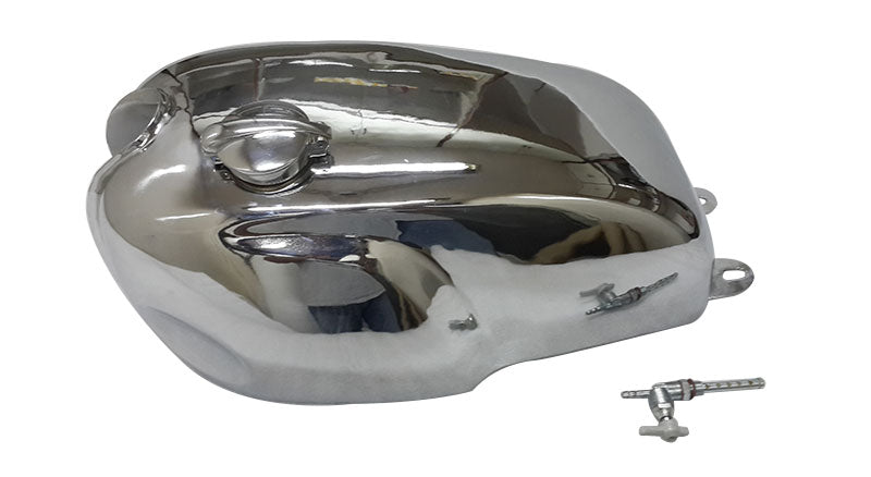 Honda CB XS Manx Style Cafe Racer Gas Fuel Petrol Tank Chrome