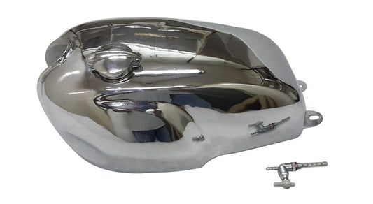 Honda CB XS Manx Style Cafe Racer Gas Fuel Petrol Tank Chrome