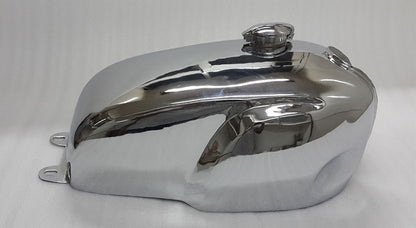 Honda CB XS Manx Style Cafe Racer Gas Fuel Petrol Tank Chrome