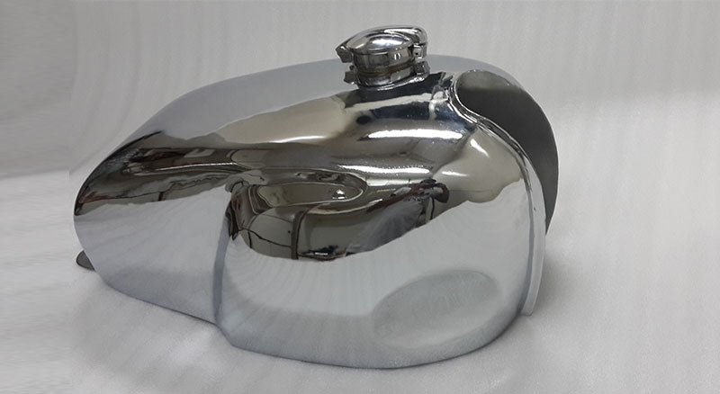 Honda CB XS Manx Style Cafe Racer Gas Fuel Petrol Tank Chrome