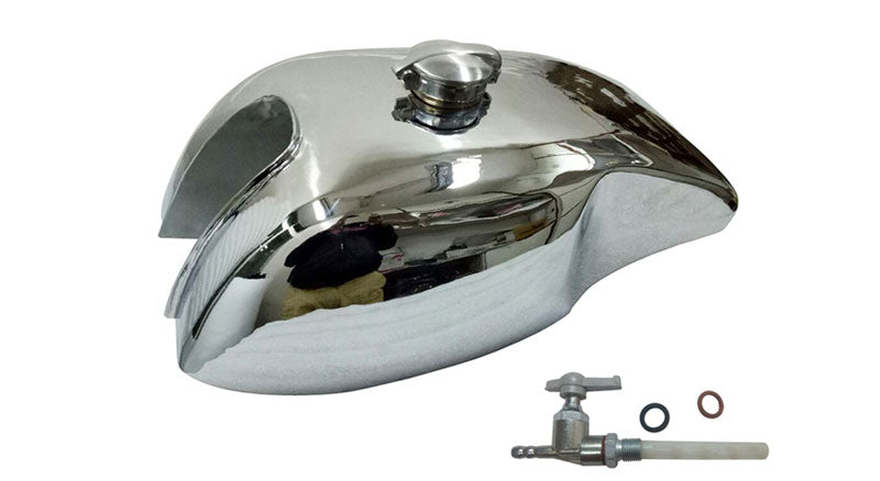 Honda CB400 Cafe Racer Chrome Gas Fuel Petrol Tank W Monza Cap