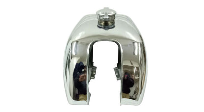 Honda CB400 Cafe Racer Chrome Gas Fuel Petrol Tank W Monza Cap