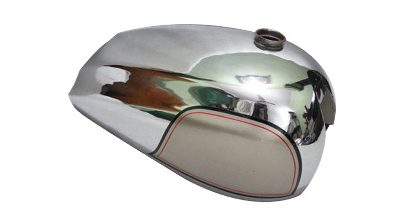 Norton Dominator Wideline Steel Gas Fuel Petrol Tank Chrome + Paint Model
