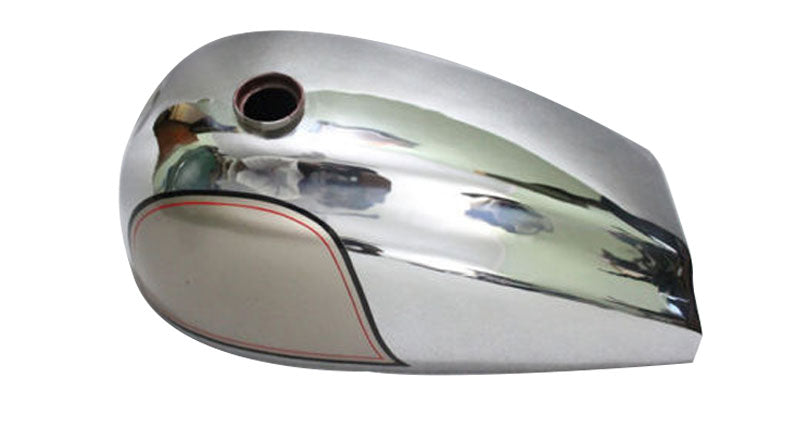 Norton Dominator Wideline Steel Gas Fuel Petrol Tank Chrome + Paint Model