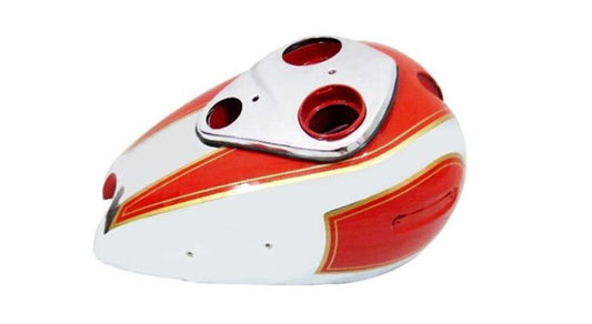 Reproduction Bare Metal Ariel Square Four Red Hunter Painted Fuel Gas Tank New