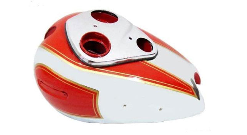 Reproduction Bare Metal Ariel Square Four Red Hunter Painted Fuel Gas Tank New