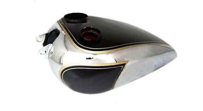 BSA Motorcycle C10 C11 Black Painted Chromed Petrol Tank