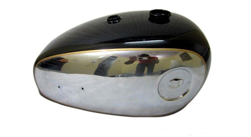 BSA A7 A10 Black Painted Chrome Petrol Tank High Quality