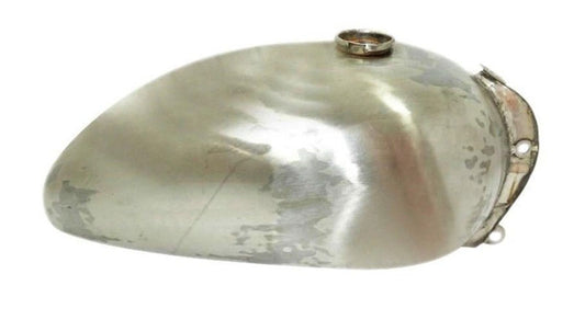 Vintage Royal Enfield Interceptor Raw Steel Petrol Tank Reproduction
