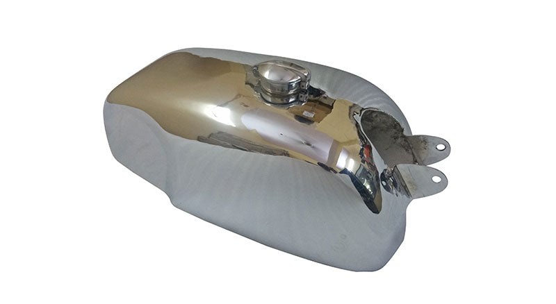 Royal Enfield Cafe Racer Clubman Continental GT Gas Fuel Petrol Tank Chrome