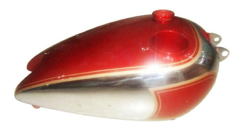 Old BSA 250cc Post War C10 11 12 Replica Gas Fuel Petrol Tank With Gauge Cavity