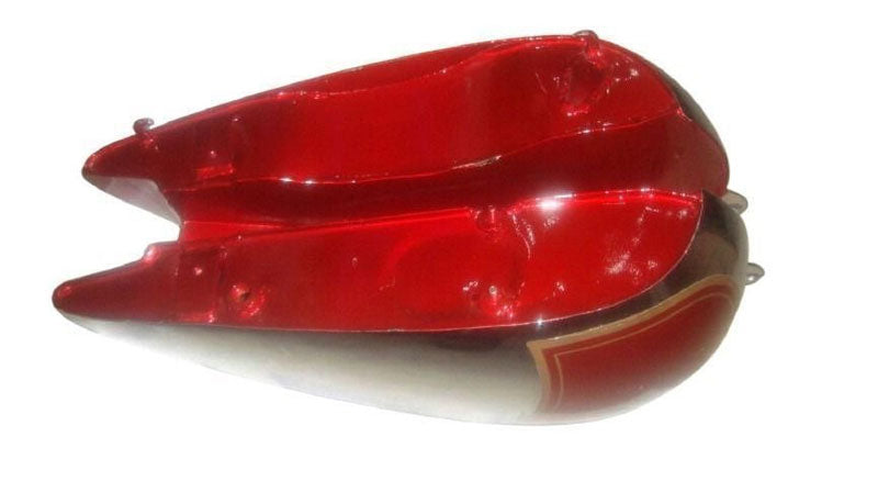 Old BSA 250cc Post War C10 11 12 Replica Gas Fuel Petrol Tank With Gauge Cavity