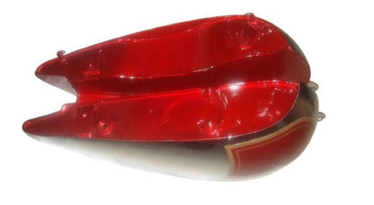 Old BSA 250cc Post War C10 11 12 Replica Gas Fuel Petrol Tank With Gauge Cavity