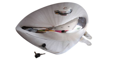 Royal Enfield Custom Chopper Bobber Peanut Wassell Gas Fuel Petrol Tank Chrome