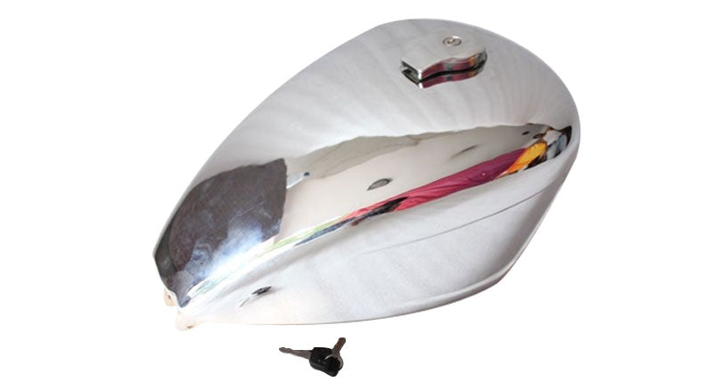 Royal Enfield Custom Chopper Bobber Peanut Wassell Gas Fuel Petrol Tank Chrome