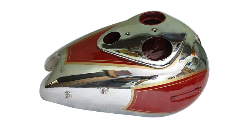 Ariel Square Four 4F Gas Fuel Petrol Tank Painted And Chrome Plated
