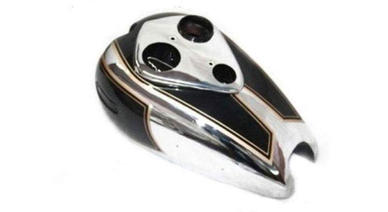New Chrome Black Painted Ariel Square Four Red Hunter Petrol Tank