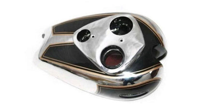 New Chrome Black Painted Ariel Square Four Red Hunter Petrol Tank