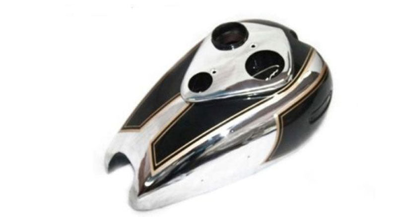 New Chrome Black Painted Ariel Square Four Red Hunter Petrol Tank