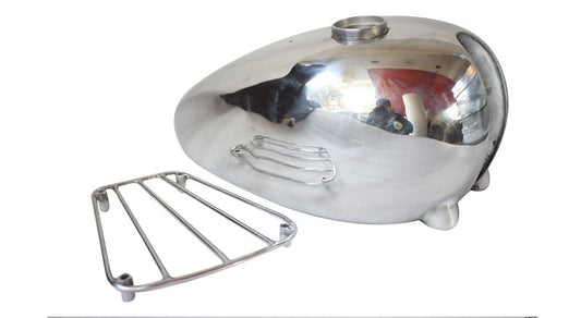 Triumph T120 TR6 T140 TR7 Trophy Bonneville Oil Gas Fuel Petrol Tank Chrome